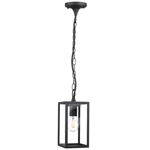 Lampa sufitowa zewnętrzna MALMO grafitowa 1 x E27 x 15W IP44 Polux 931350