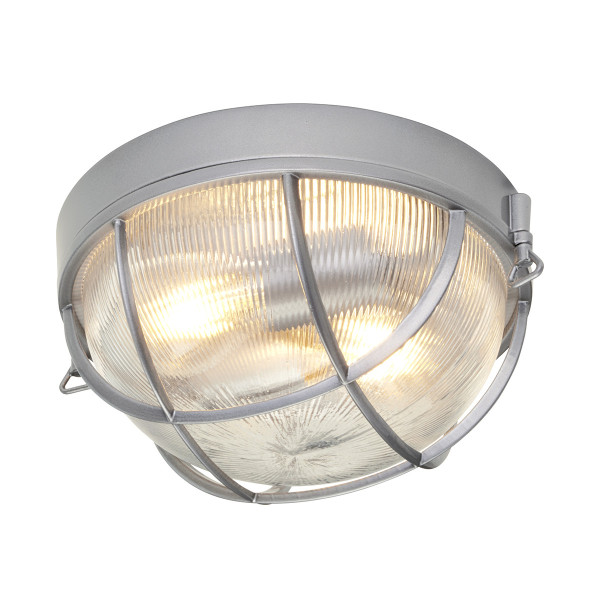 Lampa sufitowa zewnętrzna Marina srebrna 2 x E27 x 60W IP44 Hinkley 931379