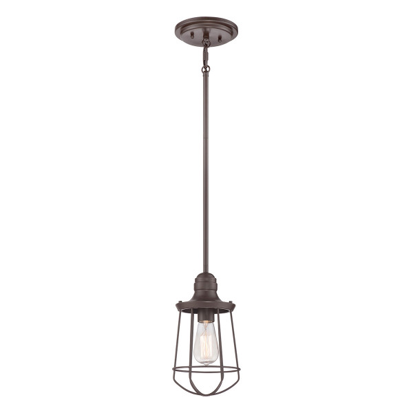 Lampa sufitowa zewnętrzna Marine zachodni brąz 1 x E27 x 60W IP44 Quoizel 931385