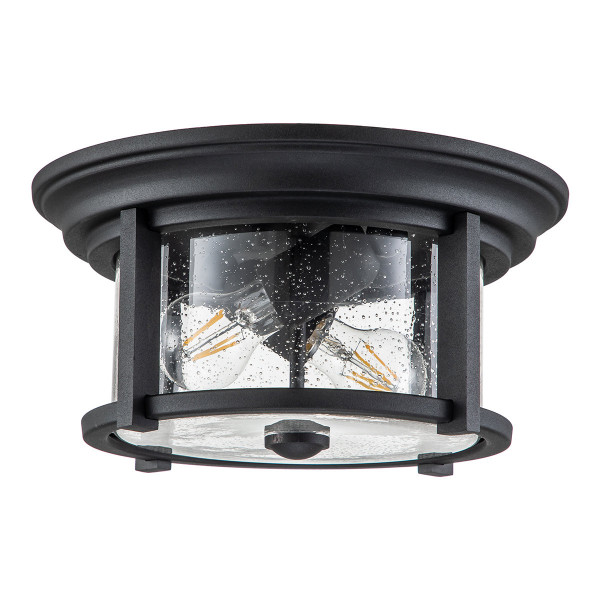 Lampa sufitowa zewnętrzna Merrill czarna 2 x E27 x 60W IP44 Feiss 931199