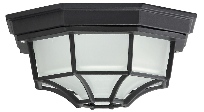 Lampa sufitowa zewnętrzna Milano czarna 1 x E27 x 100W IP43 Rabalux 931397