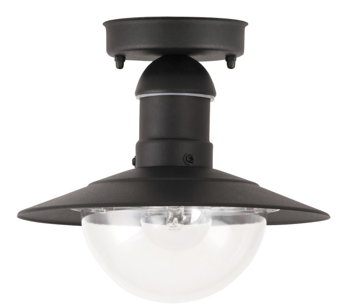 Lampa sufitowa zewnętrzna Oslo czarna 1 x E27 x 60W IP44 Rabalux 931255