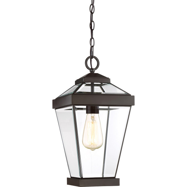 Lampa sufitowa zewnętrzna Ravine zachodni brąz 1 x E27 x 60W IP23 Quoizel 931375