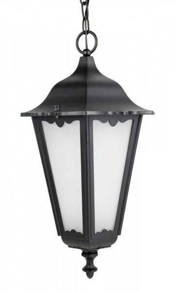 Lampa sufitowa zewnętrzna Retro czarna 1 x E27 x 100W IP43 SU-MA 931250