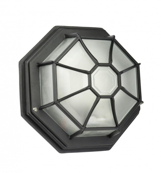 Lampa sufitowa zewnętrzna Retro czarna 1 x E27 x 60W IP44 SU-MA 931300