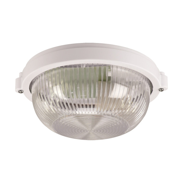 Lampa sufitowa zewnętrzna SALTO biała 1 x E27 x 10W IP65 Struhm 931351