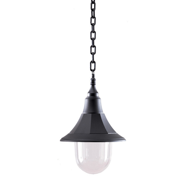 Lampa sufitowa zewnętrzna Shannon czarna 1 x E27 x 60W IP44 Elstead 931347
