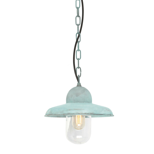 Lampa sufitowa zewnętrzna Somerton grynszpan 1 x E27 x 100W IP44 Elstead 931268