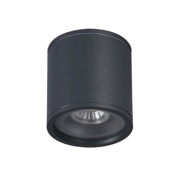 Lampa sufitowa zewnętrzna TORMI czarny piaskowany 1xGU10x35W IP54 Italux 931341