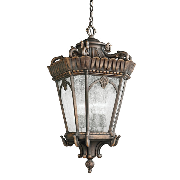 Lampa sufitowa zewnętrzna Tournai brązowa 1 x E27 x 60W IP44 Kichler 931303