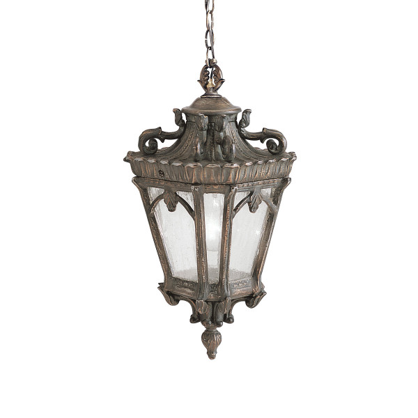 Lampa sufitowa zewnętrzna Tournai brązowa 3 x E14 x 60W IP44 Kichler 931261