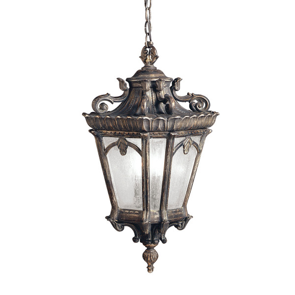 Lampa sufitowa zewnętrzna Tournai brązowa 4 x E27 x 60W IP44 Kichler 931390