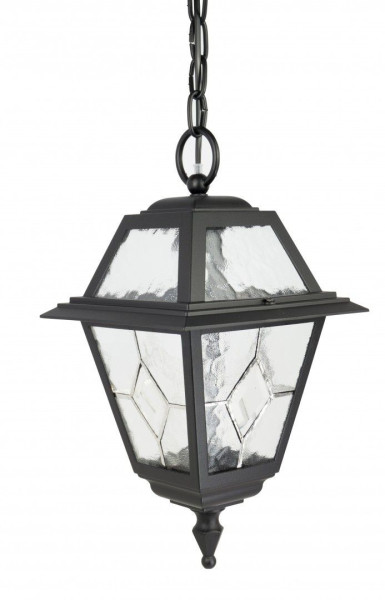 Lampa sufitowa zewnętrzna Witraż czarna 1 x E27 x 60W IP43 SU-MA 931227