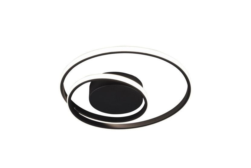 Lampa sufitowa ZIBAL czarno-biała LED 1x22W Ciepła biel 2200lm RL 817856