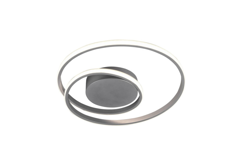 Lampa sufitowa ZIBAL srebrno-biała LED 1x22W Ciepła biel 2200lm RL 817840