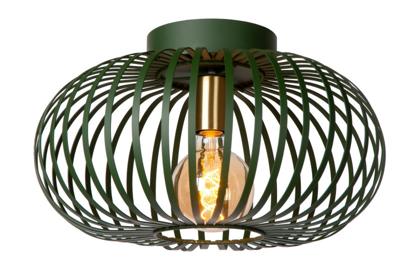Lampa sufitowa zielona MANUELA 1xE27x60W wym: 23x40x40 cm Lucide 860433