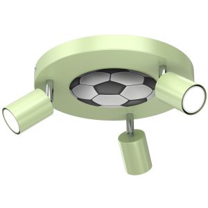 Lampa sufitowa zielono-biała-czarna Fun 3xGU10x8W Luminex 863575