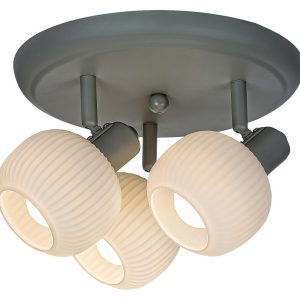 Lampa sufitowa zielono-biała Soraya 3xE14x40W wym: 15x30x30 cm Rabalux 864176
