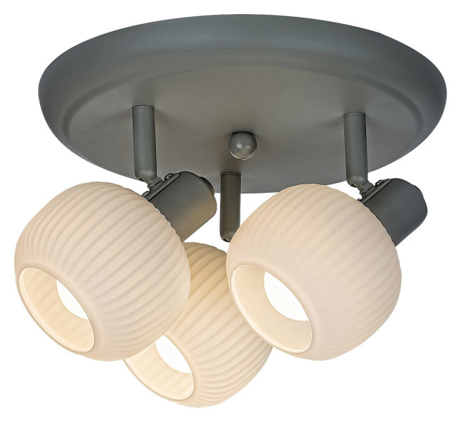 Lampa sufitowa zielono-biała Soraya 3xE14x40W wym: 15x30x30 cm Rabalux 864176