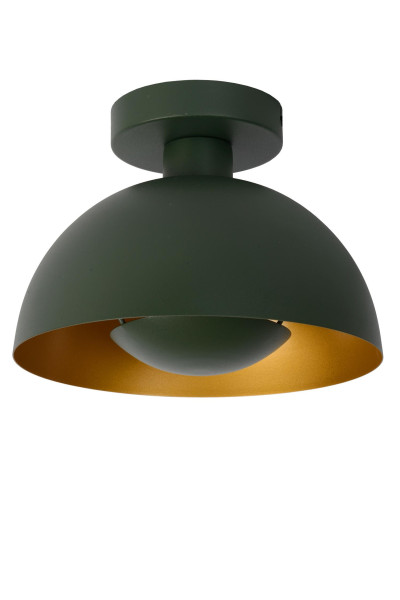 Lampa sufitowa zielono-złota SIEMON 1xE27x40W wym: 19x25x25 cm Lucide 818136