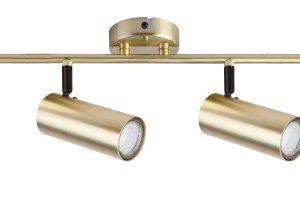 Lampa sufitowa złota COLLY 4xGU10x15W wym: 18x76x9 cm Candellux 924363