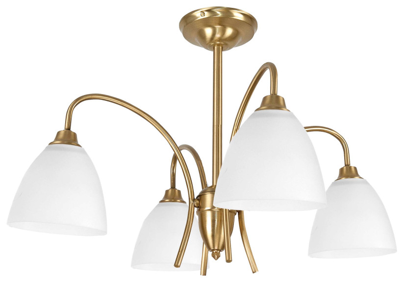 Lampa sufitowa złota do salonu klasyczna EDYLIT 4xE27 LISA 14-661 1048215