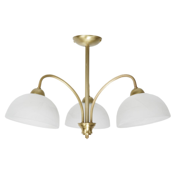 Lampa sufitowa złota EDYLIT do salonu glamour 3xE27 LIMBA 1-732 1048189