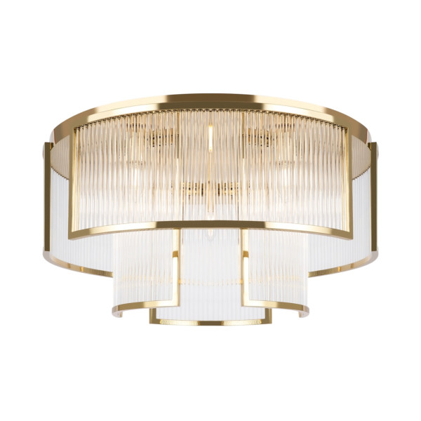 Lampa sufitowa złota Frame 9xE14x60W wym: 33x65x65 cm Maytoni 860551