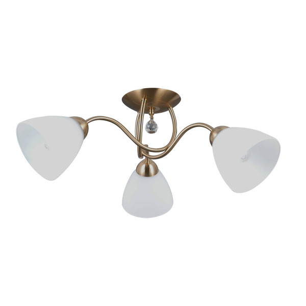 Lampa sufitowa złota LUGANO 3xE27x40W wym: 20x50x50 cm Italux 860533