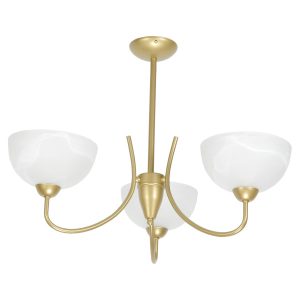 Lampa sufitowa złota retro EDYLIT 3xE27 ROSITA 7-492 1047966 Lampa sufitowa złota retro EDYLIT 3xE27 ROSITA 7-492 1047966