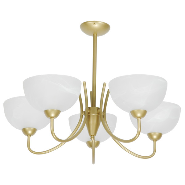 Lampa sufitowa złota retro EDYLIT 5xE27 ROSITA 7-490 1048242