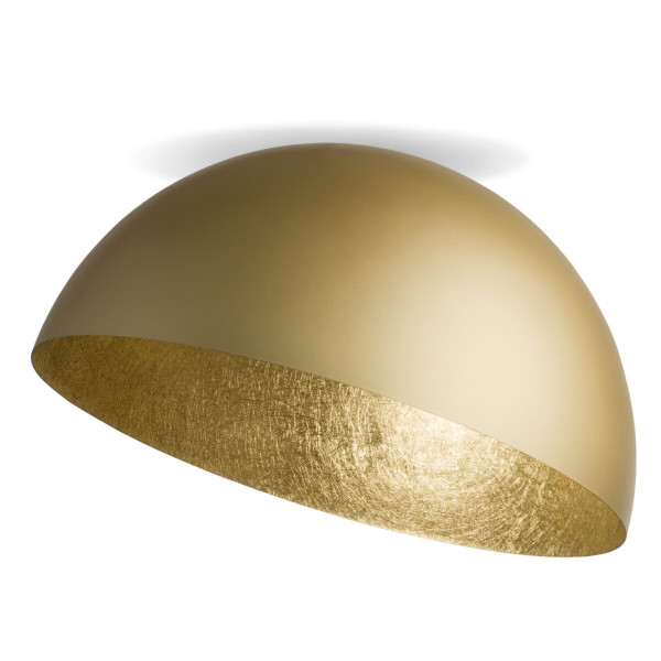 Lampa sufitowa złota Sfera 1xE27x15W wym: 32x50x50 cm Sigma Lighting 821527