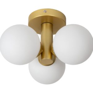 Lampa sufitowa złota TRUDY 3xG9x40W wym: 18x28x28 cm Lucide 820467 Lampa sufitowa złota TRUDY 3xG9x40W wym: 18x28x28 cm Lucide 820467