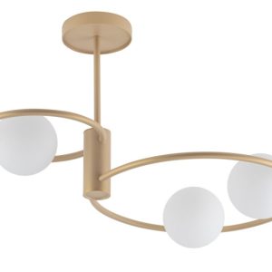 Lampa sufitowa złoto-biała Aqua 3xG9x12W wym: 37x64x40 cm Sigma Lighting 864124 Lampa sufitowa złoto-biała Aqua 3xG9x12W wym: 37x64x40 cm Sigma Lighting 864124