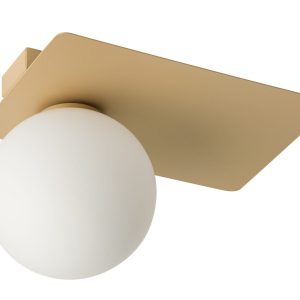 Lampa sufitowa złoto-biała Argon 1xG9x12W wym: 19x25x17 cm Sigma Lighting 863784 Lampa sufitowa złoto-biała Argon 1xG9x12W wym: 19x25x17 cm Sigma Lighting 863784
