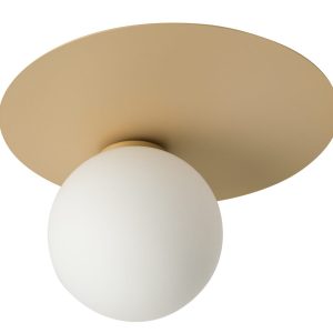Lampa sufitowa złoto-biała Argon 1xG9x12W wym: 19x27x27 cm Sigma Lighting 864067 Lampa sufitowa złoto-biała Argon 1xG9x12W wym: 19x27x27 cm Sigma Lighting 864067