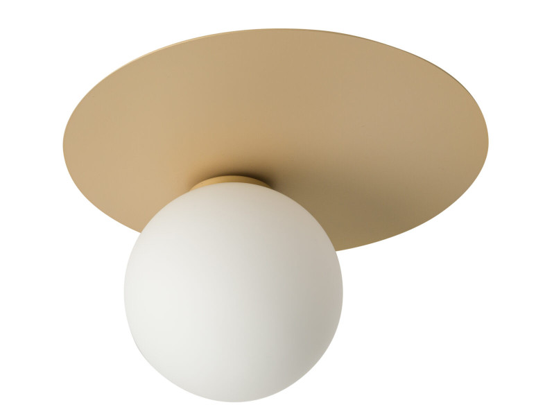 Lampa sufitowa złoto-biała Argon 1xG9x12W wym: 19x27x27 cm Sigma Lighting 864067