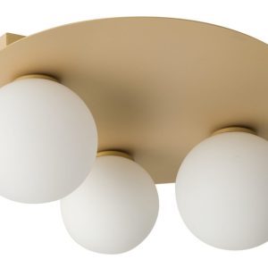 Lampa sufitowa złoto-biała Argon 3xG9x12W wym: 19x40x40 cm Sigma Lighting 864097 Lampa sufitowa złoto-biała Argon 3xG9x12W wym: 19x40x40 cm Sigma Lighting 864097