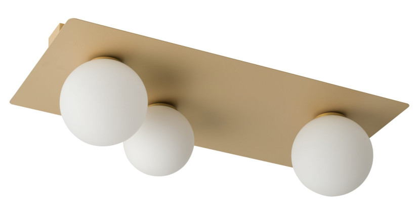 Lampa sufitowa złoto-biała Argon 3xG9x12W wym: 19x62x30 cm Sigma Lighting 863696