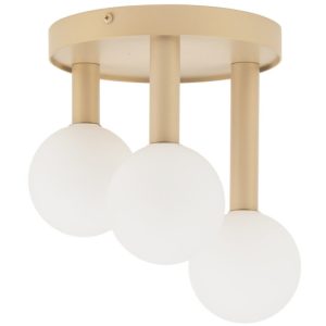 Lampa sufitowa złoto-biała Perla 3xG9x12W wym: 26x20x26 cm Sigma Lighting 859268 Lampa sufitowa złoto-biała Perla 3xG9x12W wym: 26x20x26 cm Sigma Lighting 859268