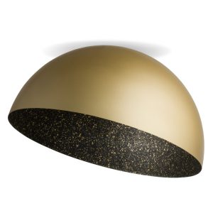 Lampa sufitowa złoto-czarna Sfera 1xE27x15W wym: 32x50x50 cm Sigma Lighting 818133 Lampa sufitowa złoto-czarna Sfera 1xE27x15W wym: 32x50x50 cm Sigma Lighting 818133