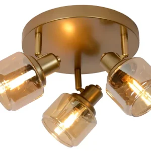 Lampa sufitowa złoto-odcienie złota BJORN 3xE14x40W Lucide 864090 Lampa sufitowa złoto-odcienie złota BJORN 3xE14x40W Lucide 864090