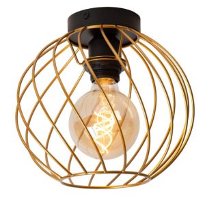 Lampa sufitowa złoto-odcienie złota-czarna DANZA 1xE27x40W Lucide 863949 Lampa sufitowa złoto-odcienie złota-czarna DANZA 1xE27x40W Lucide 863949