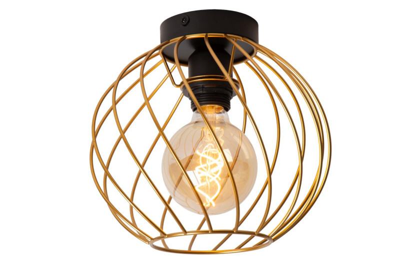 Lampa sufitowa złoto-odcienie złota-czarna DANZA 1xE27x40W Lucide 863949