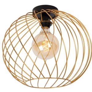 Lampa sufitowa złoto-odcienie złota-czarna DANZA 1xE27x40W Lucide 863762 Lampa sufitowa złoto-odcienie złota-czarna DANZA 1xE27x40W Lucide 863762