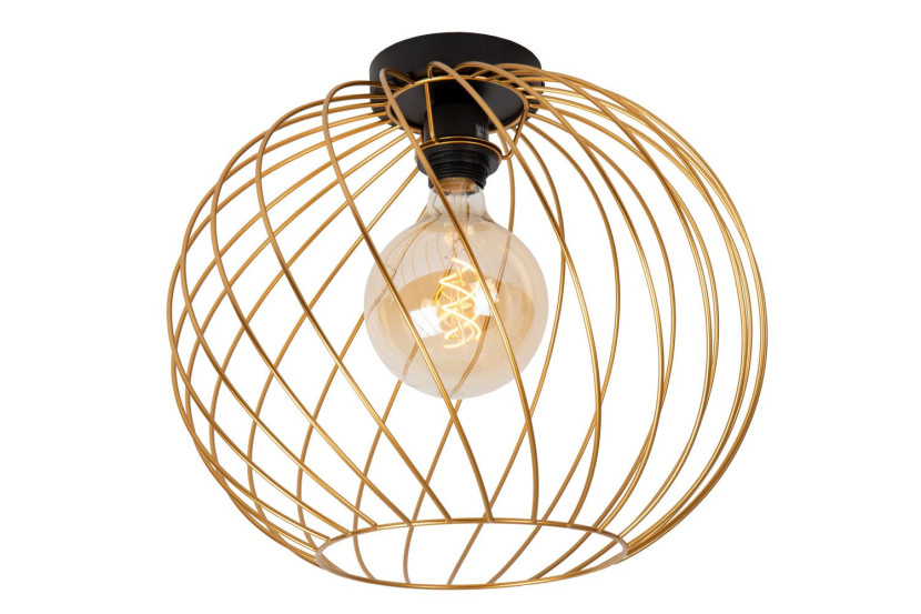 Lampa sufitowa złoto-odcienie złota-czarna DANZA 1xE27x40W Lucide 863762
