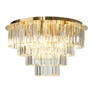 Lampa sufitowa złoto-przezroczysty MILANO 9xE14x40W Milagro 860364 Lampa sufitowa złoto-przezroczysty MILANO 9xE14x40W Milagro 860364