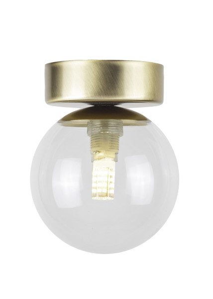Lampa sufitowa złoto-przezroczysty PERLA LUX 1xG9x12W Sigma 821529