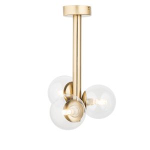 Lampa sufitowa złoto-przezroczysty PERLA LUX 3xG9x12W Sigma 860311 Lampa sufitowa złoto-przezroczysty PERLA LUX 3xG9x12W Sigma 860311
