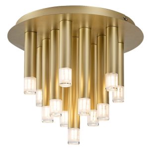 Lampa sufitowa złoto-przezroczysty RAMIRA 13xG9x5W wym: 30x34x34 cm Rabalux 821565 Lampa sufitowa złoto-przezroczysty RAMIRA 13xG9x5W wym: 30x34x34 cm Rabalux 821565